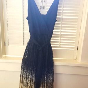 Worthington Black & Gold Dress